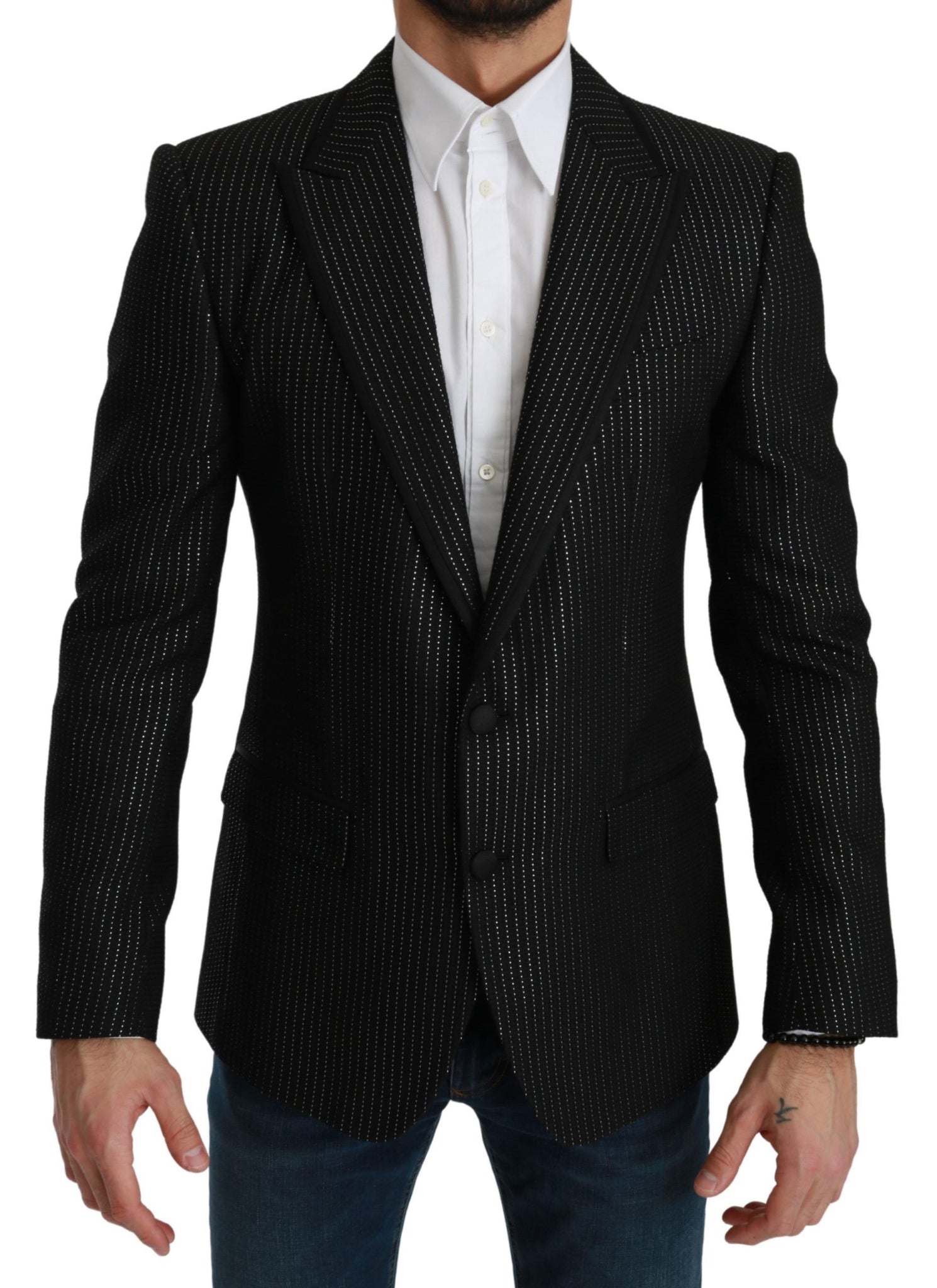 Dolce & Gabbana Elegant Slim Fit Formal Jacket Blazer