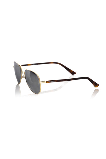 Frankie Morello Aviator Elegance Sunglasses in Gold