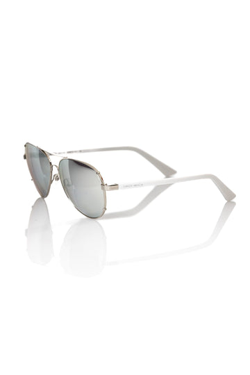 Frankie Morello Elegant Aviator Eyewear with Smoked Lenses