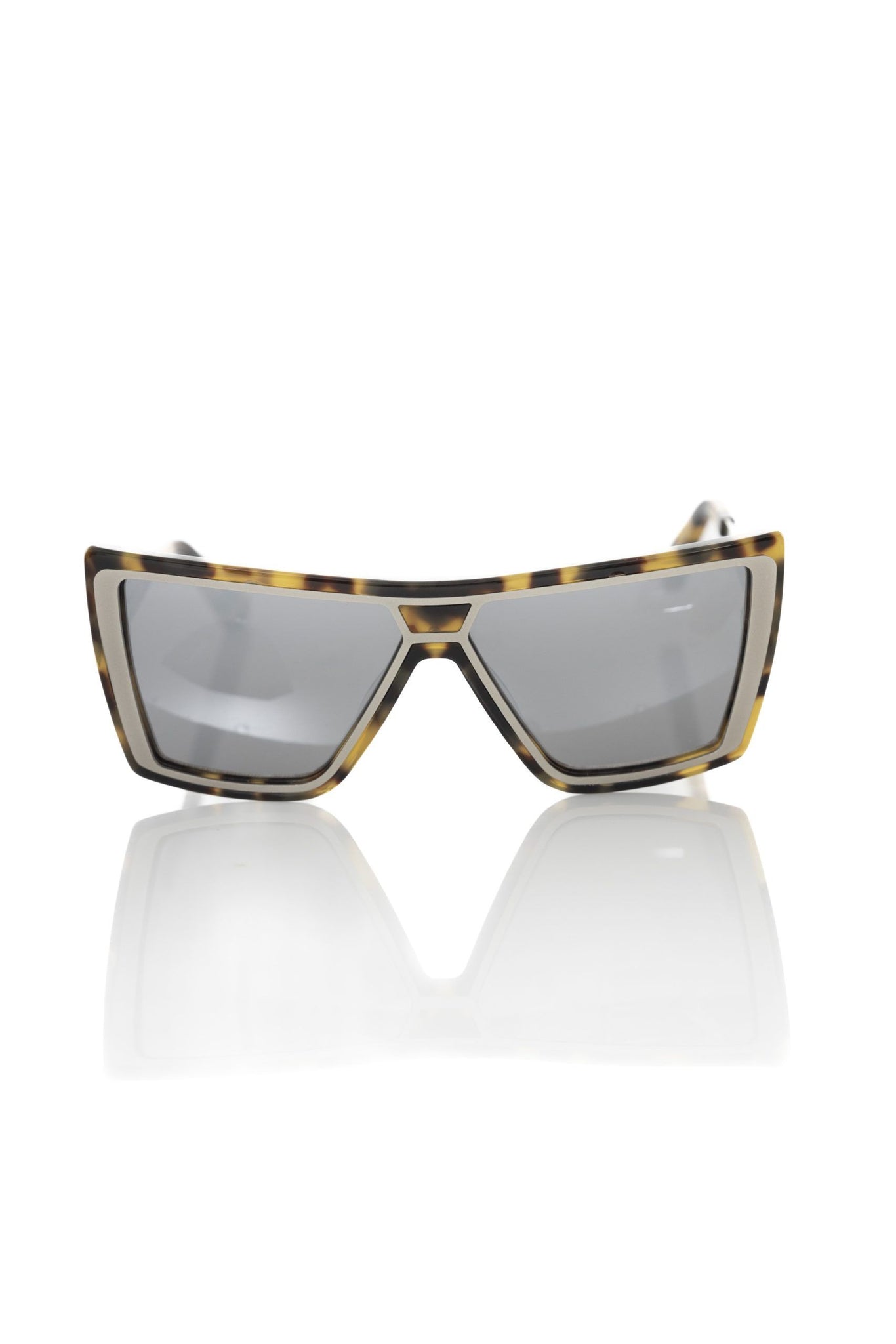 Frankie Morello Black Acetate Women Sunglass