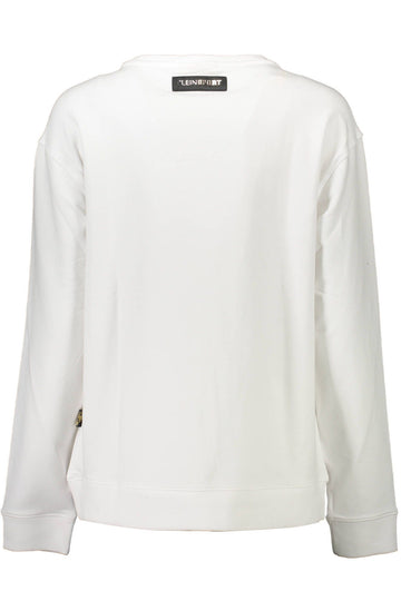 Plein Sport White Cotton Women Sweater