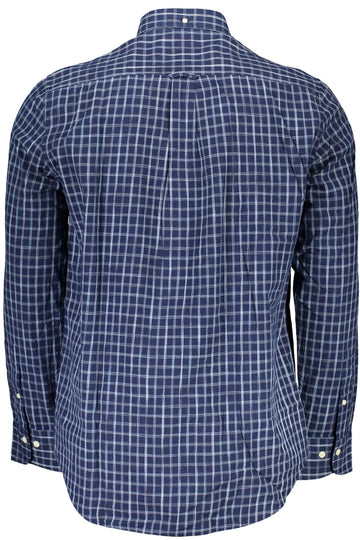 Gant Elegant Blue Organic Cotton Shirt for Men