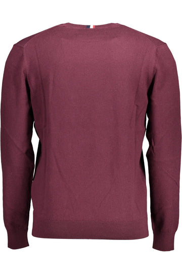 U.S. POLO ASSN. Purple Cotton Men Sweater