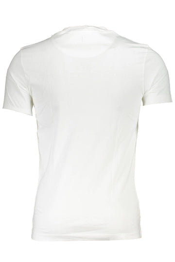 Calvin Klein White Cotton Men T-Shirt