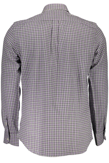 Harmont & Blaine Purple Cotton Men Shirt