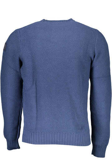 North Sails Chic Blue Round Neck Recycled Fiber Sweater