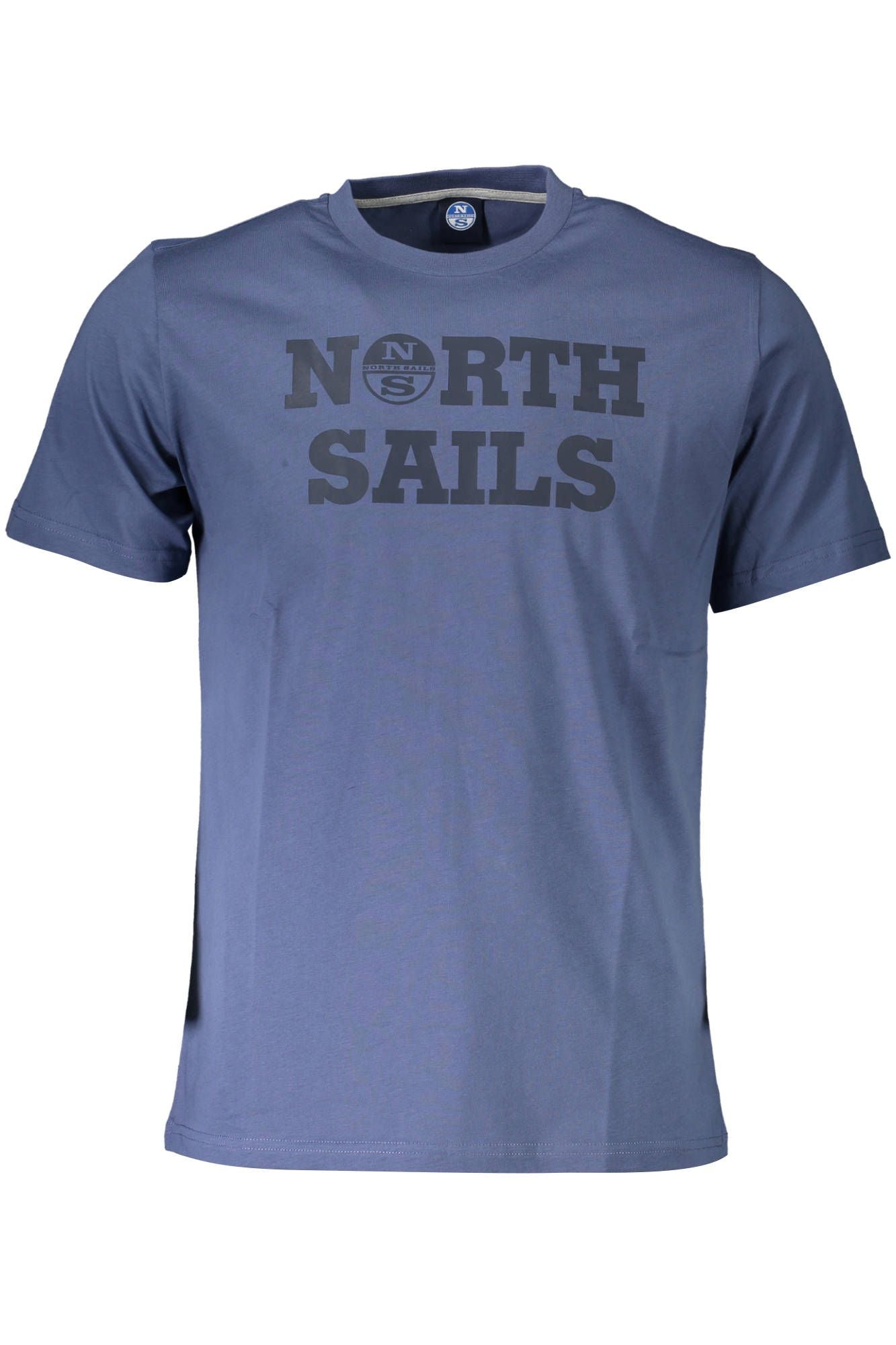 North Sails Blue Cotton Men T-Shirt