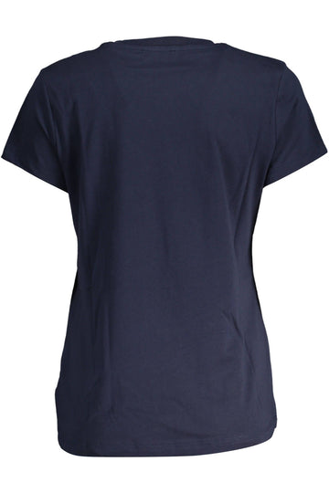 North Sails Chic Blue Organic Cotton Tee with Signature Embroidery