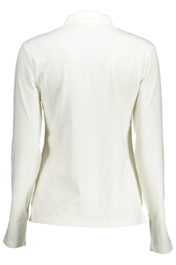 U.S. POLO ASSN. Elegant Long-Sleeved White Polo Shirt