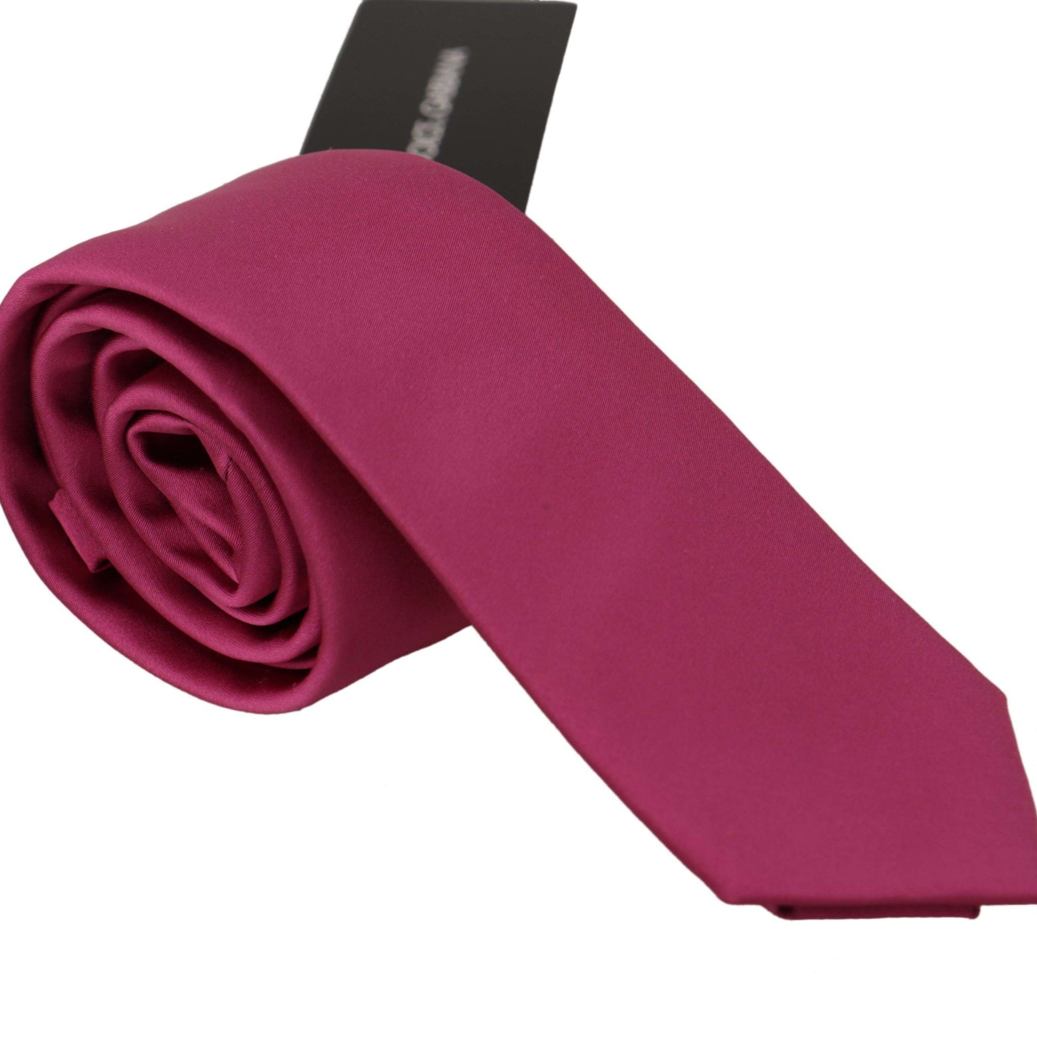 Dolce & Gabbana Elegant Pink Silk Bow Tie for the Dapper Gentleman