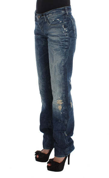 Costume National Chic Blue Regular Fit Denim