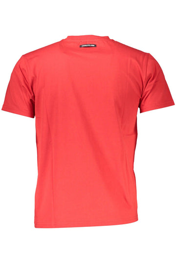 Cavalli Class Red Cotton Men T-Shirt