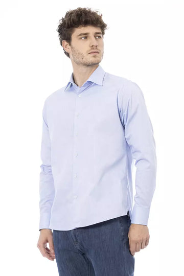 Baldinini Trend Elegant Light Blue Italian Dress Shirt