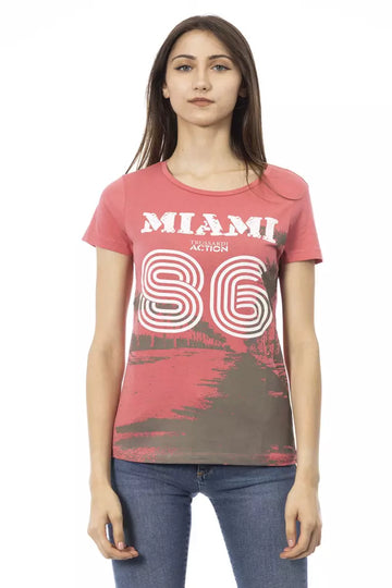 Trussardi Action Multicolor Cotton Women T-Shirt