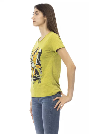 Trussardi Action Green Cotton Women Top