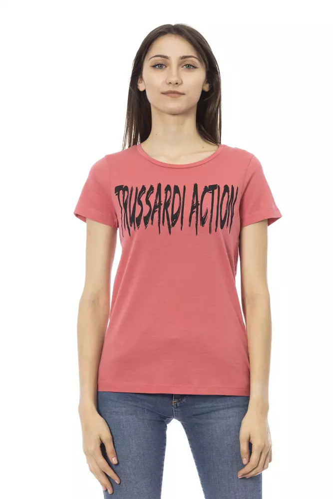 Trussardi Action Multicolor Cotton Women T-Shirt