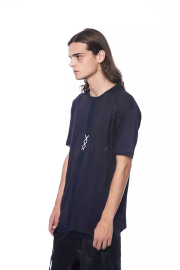 Nicolo Tonetto Chic Oversized Round Neck Logo Tee