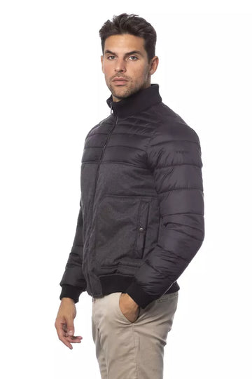 Verri Sleek Gray Bomber Jacket for Men