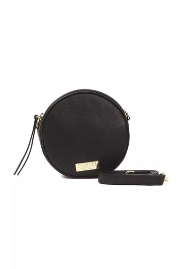 Pompei Donatella Black Leather Women Crossbody