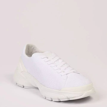 Neil Barrett Ultra-Chic Bolt Sneakers in Crisp White