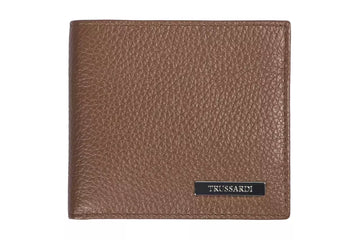 Trussardi Brown Leather Men Wallet