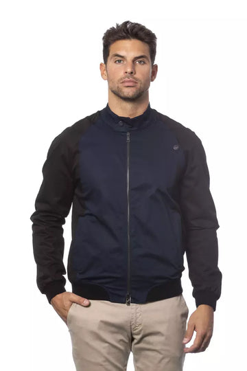 Verri Sleek Blue Bomber Jacket - Men's Couture