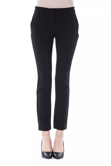 BYBLOS Black Polyester Women Pants