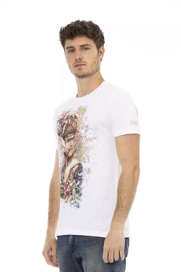 Trussardi Action White Cotton Men's T-Shirt