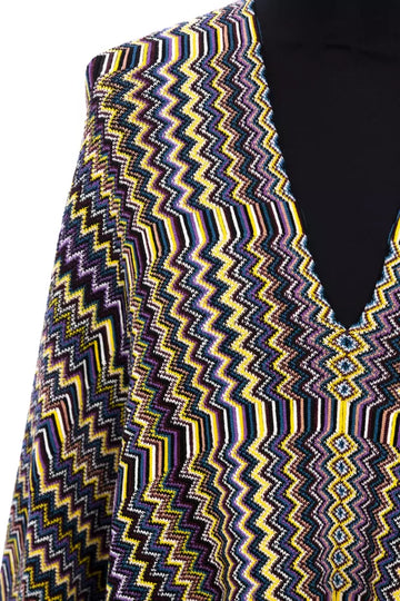 Missoni Geometric Fantasy Fringed Poncho