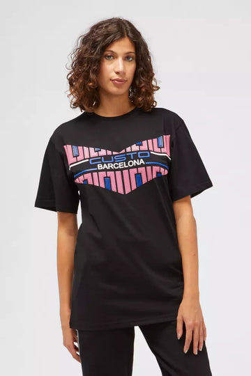 Custo Barcelona Black Cotton Women T-Shirt