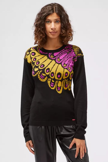 Custo Barcelona Chic Long-Sleeved Printed Sweater