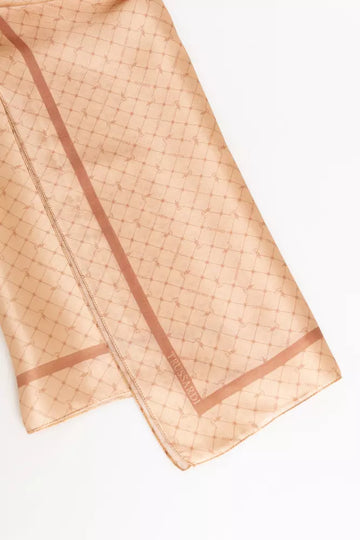 Trussardi Retro Chic All-Over Print Silk Scarf