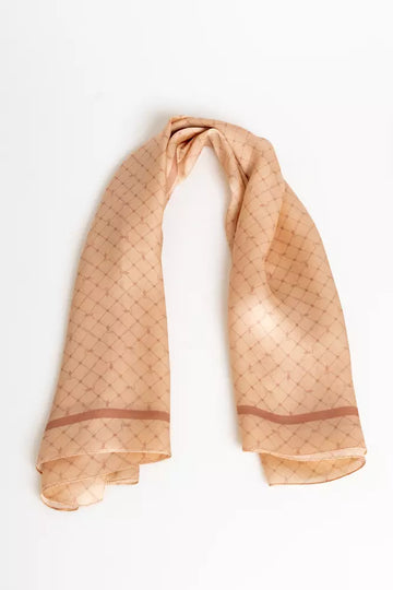 Trussardi Retro Chic All-Over Print Silk Scarf