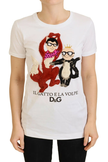 Dolce & Gabbana Iconic Prints Designer Cotton Tee