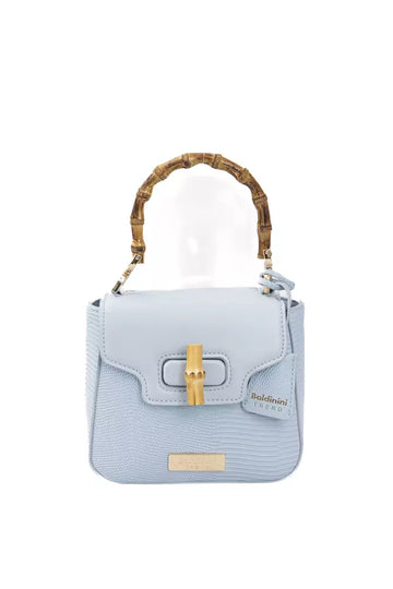 Baldinini Trend Light Blue Polyuretane Crossbody Bag