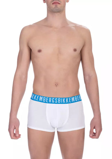 Bikkembergs White Cotton Men's Trunk