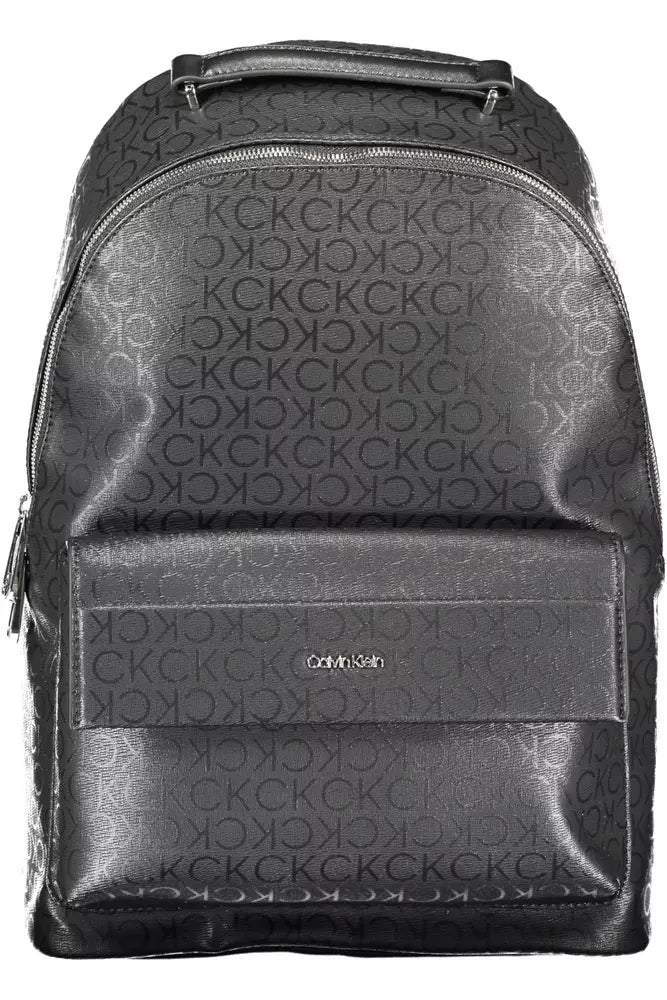 Calvin Klein Black Polyester Men Backpack