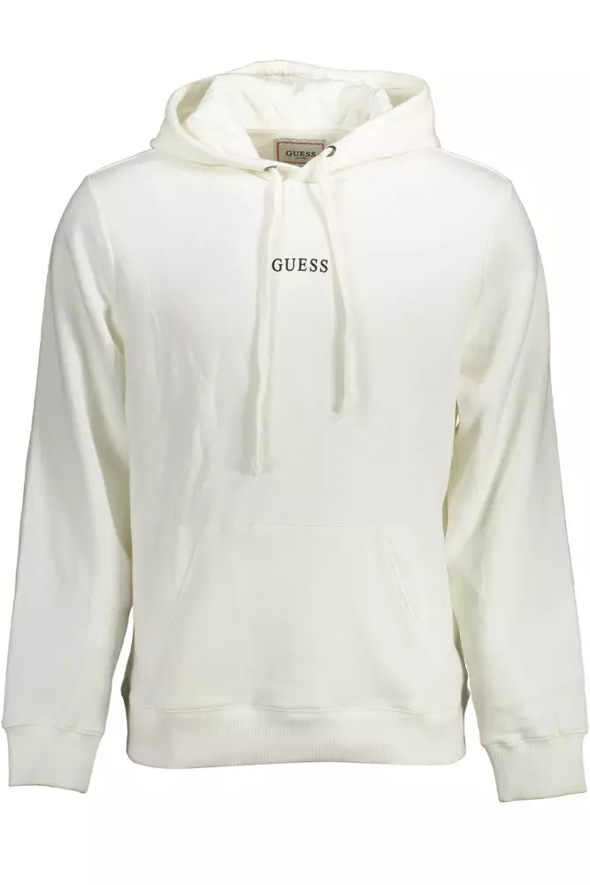 Guess Jeans White Cotton Men Sweater