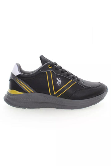 U.S. POLO ASSN. Black Polyester Men Sneaker