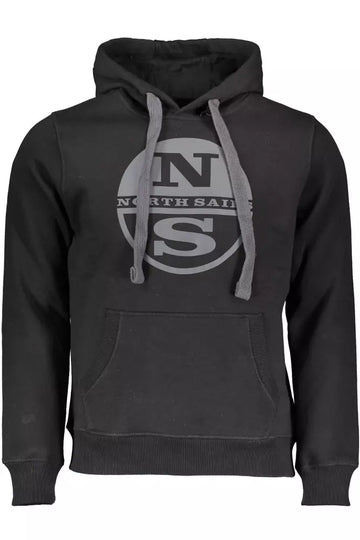 North Sails Classic Black Hooded Sweatshirt