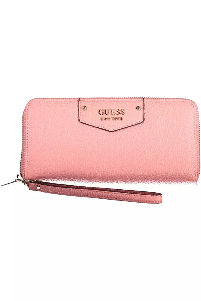 Guess Jeans Pink Polyethylene Women Wallet