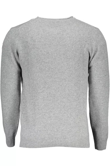 North Sails Elegant Gray Wool-Blend Sweater