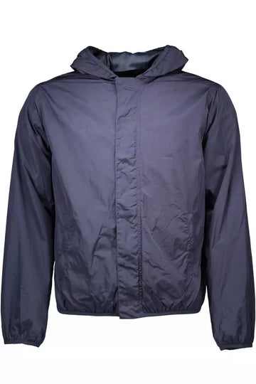 Gant Chic Blue Nylon Sport Jacket with Hood