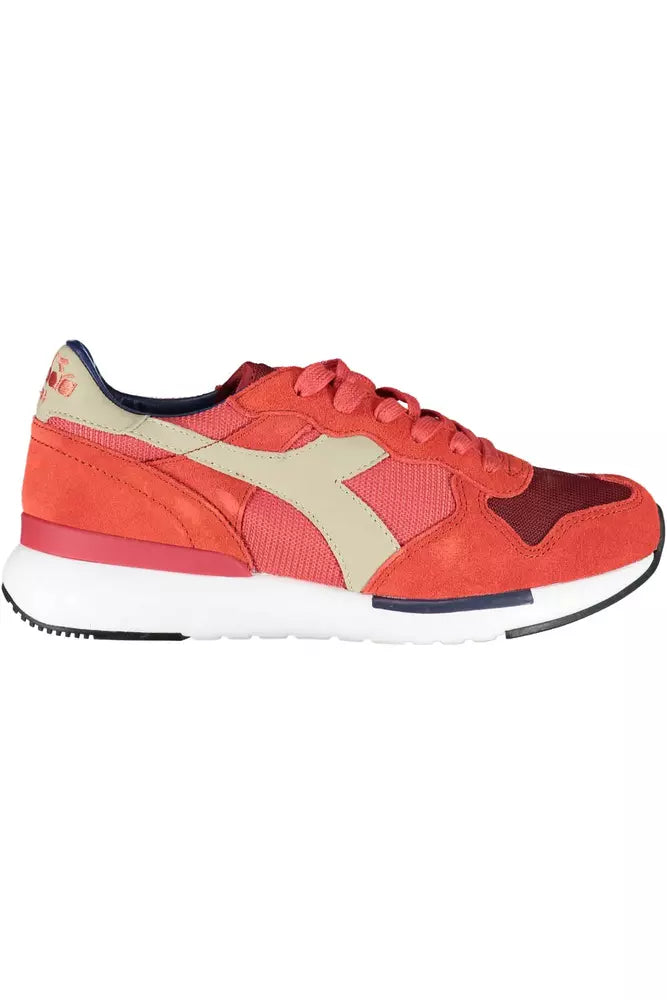 Diadora Red Leather Women Sneaker