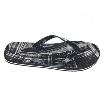 Just Cavalli Black EVA Men Sandal