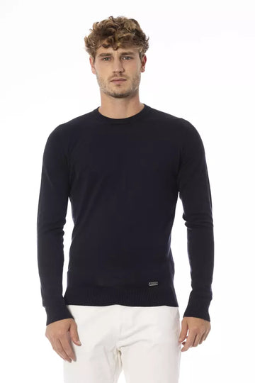 Baldinini Trend Blue Modal Men Sweater