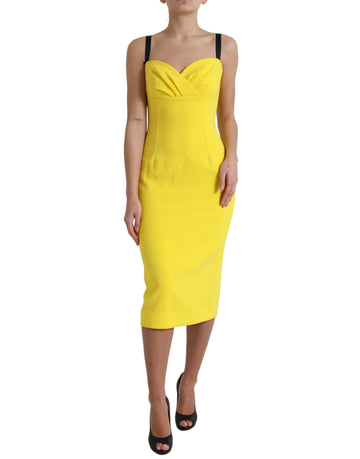 Dolce & Gabbana Sunshine Chic Sleeveless Midi Dress