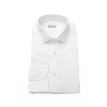 Bagutta White Cotton Men Shirt