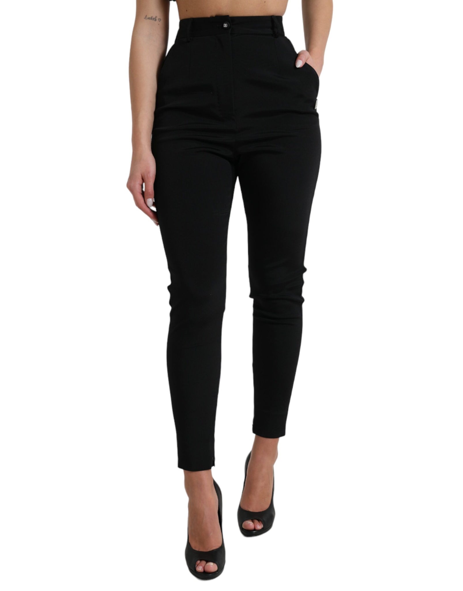 Dolce & Gabbana Elegant High Waist Skinny Pants