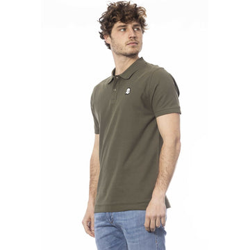 Invicta Green Cotton Men Polo Shirt